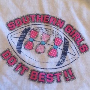 NEW CUTE Girls long sleeve “Game On” graphic top L